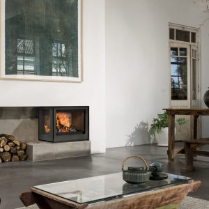 Insert à bois BARBAS BELLFIRES : Modèles UNILUX angle ou 3 faces