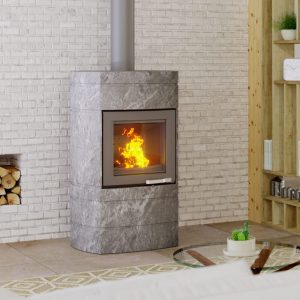 Poêle à bûches LORFLAM : Modèle XP68 Box Rondyline